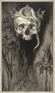 Skull Crowned with Snakes and Flowers, The Duchess of Malfi MET DP805749