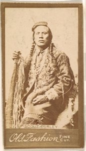 Scout Curley, from the Indian Chiefs series (N681) promoting Old Fashion Fine Cut Tobacco MET DPB870030