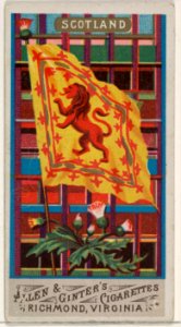 Scotland, from Flags of All Nations, Series 1 (N9) for Allen & Ginter Cigarettes Brands MET DP831949