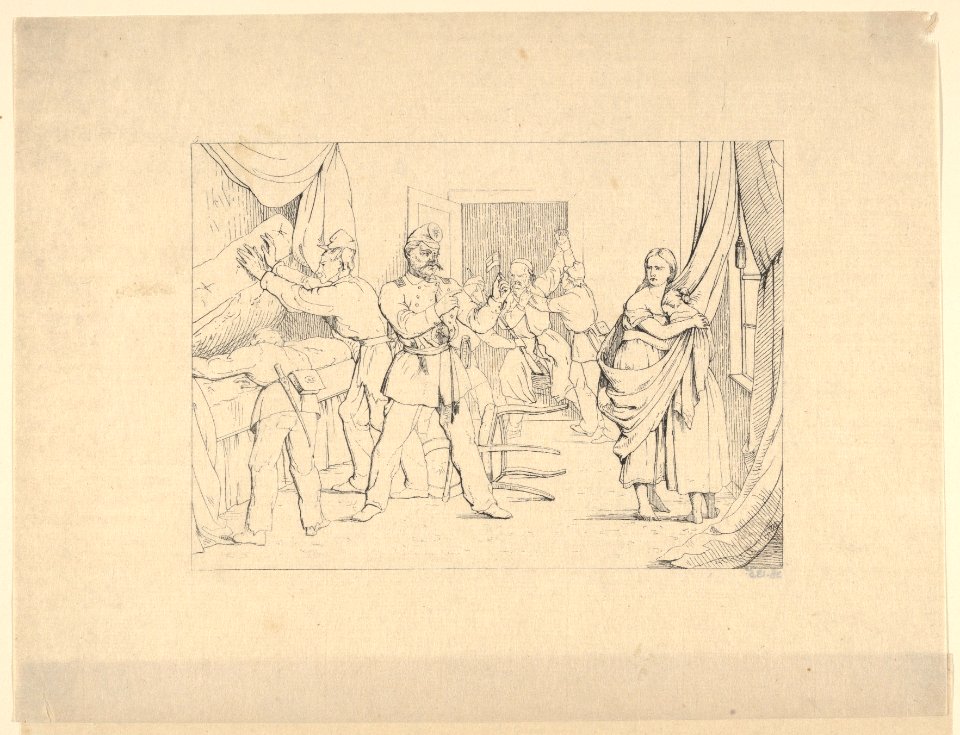 Searching for Arms (from Confederate War Etchings) MET DP831796
