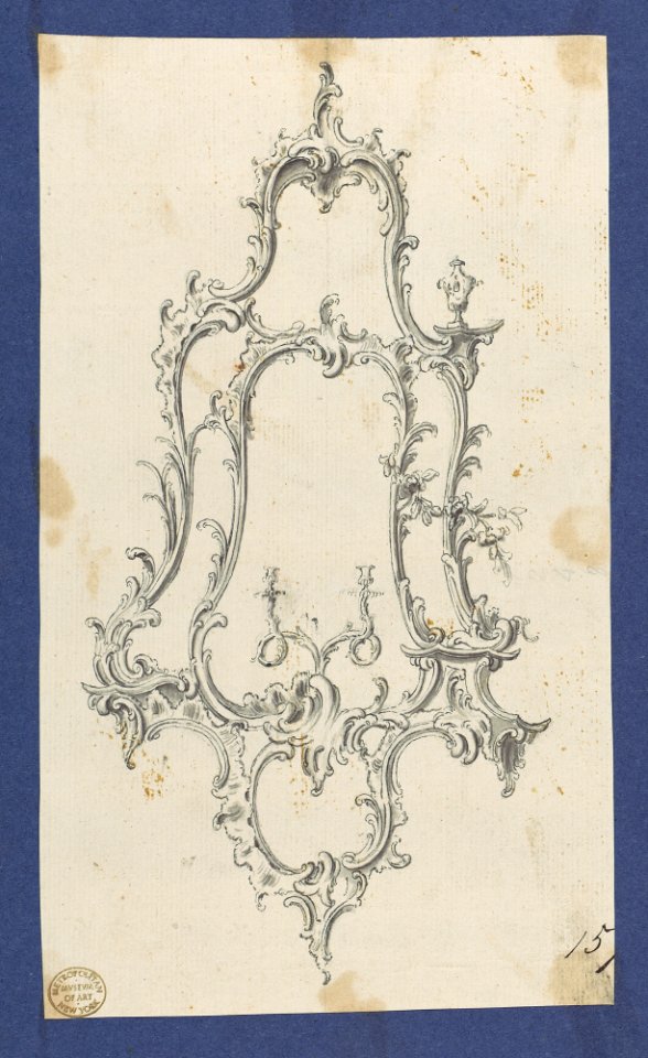 Sconce, in Chippendale Drawings, Vol. I MET DP104200