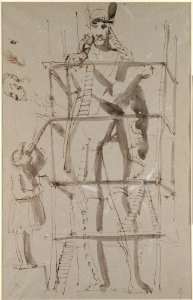 Sculptor at Work on a Colossal Statue MET DP104249