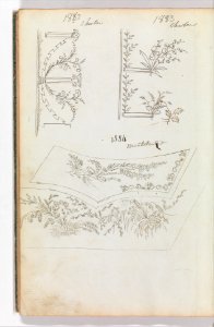 Scrapbook of Designs for Embroidered Waistcoats MET DP342528