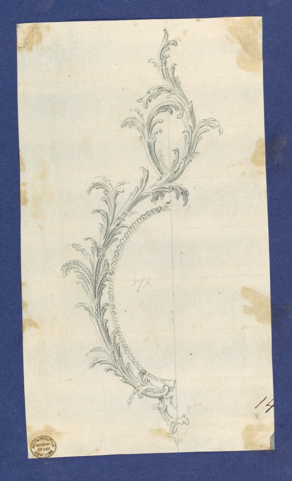 Sconce, in Chippendale Drawings, Vol. I MET DP104180