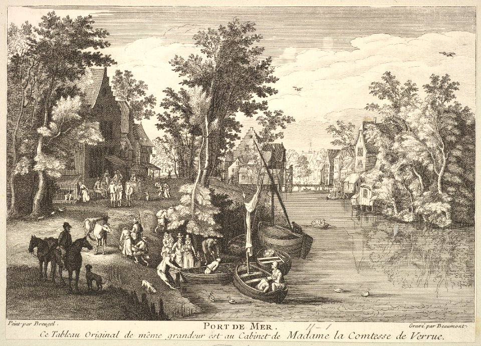 Sea Port (Port de Mer) after the painting in the collection of Madame la Comtesse de Verrue MET DP825776