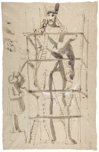 Sculptor at Work on a Colossal Statue MET DP802835
