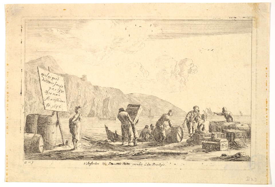 Seaport Scene MET DP825038