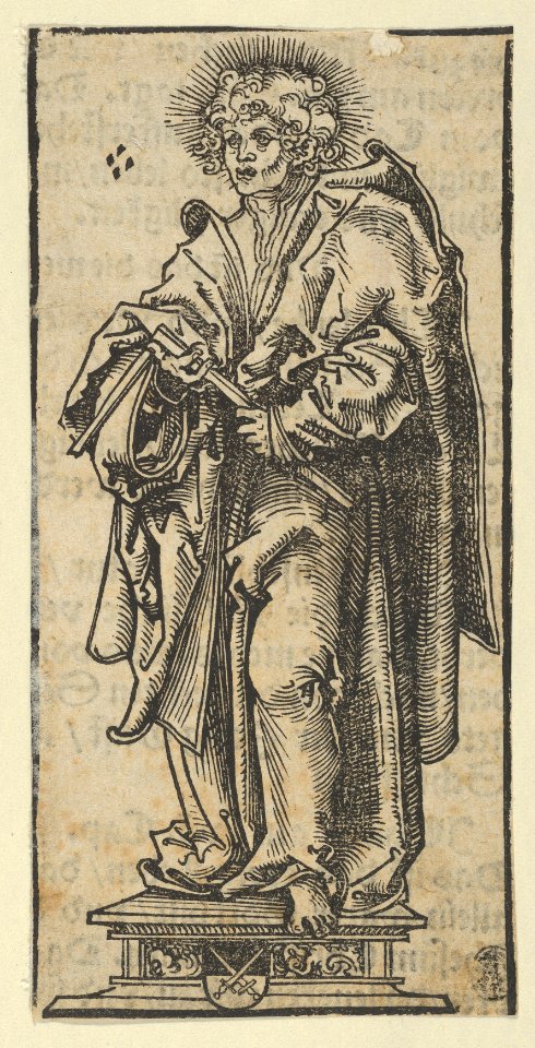 Silver Statuette of St. Matthias, from the Wittenberg Reliquaries MET DP842087