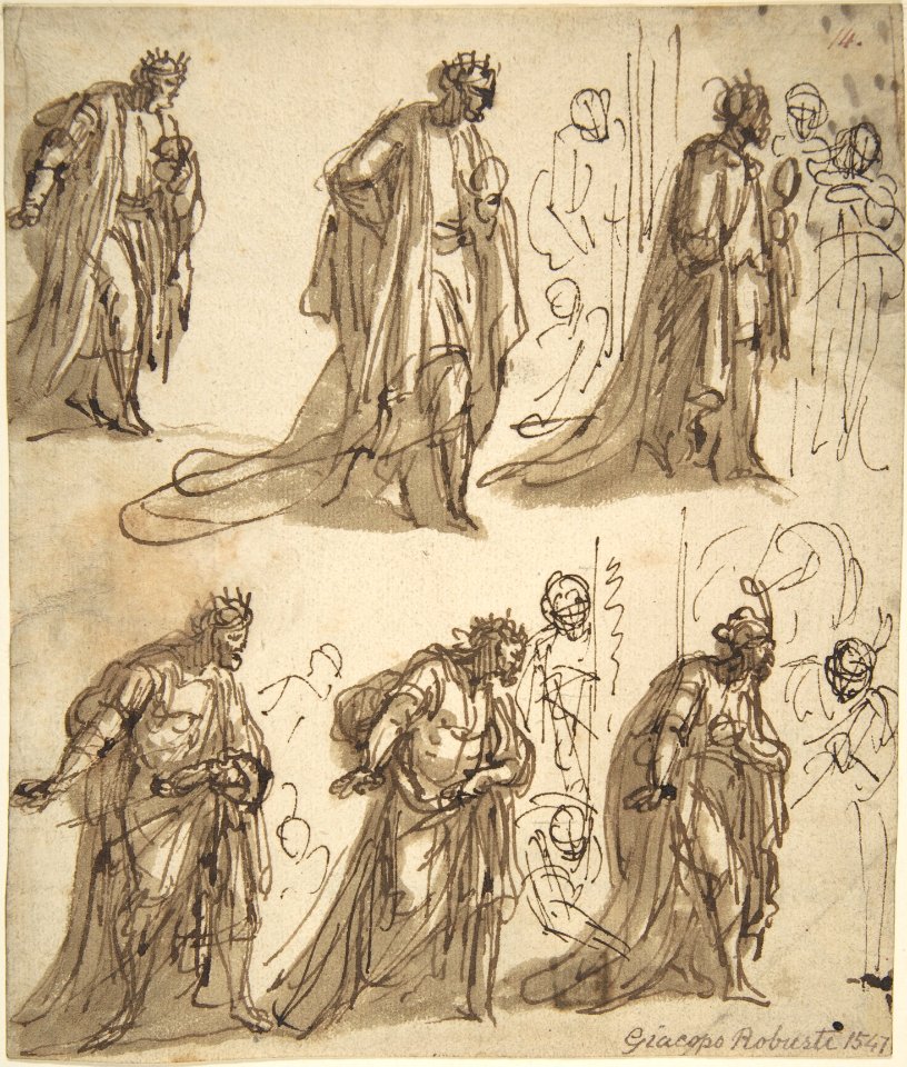 Six Studies of a King for an Adoration MET DP802010