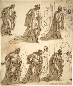 Six Studies of a King for an Adoration MET DP802010