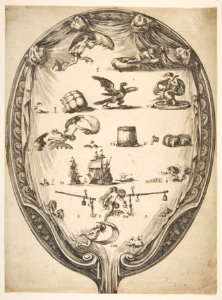 Screen with Rebus of Fortune MET DP818096