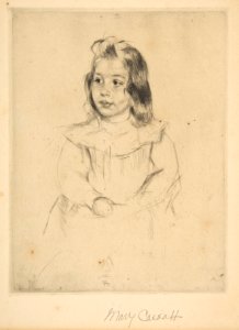 Simone with Clasped Hands Looking Left MET DP815264