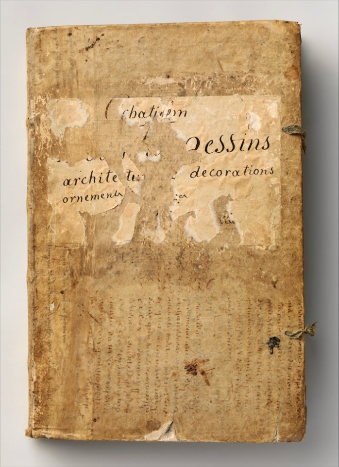 Scrapbook containing Drawings and Several Prints of Architecture, Interiors, Furniture and Other Objects MET DP373307