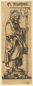 Silver Statuette of St. Matthew, from the Wittenberg Reliquaries MET DP842096
