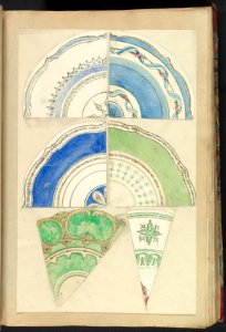 Six Designs for Decorated Plates MET DP828102