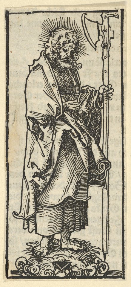 Silver Statuette of St. Matthew from the Wittenberg Reliquaries MET DP842098
