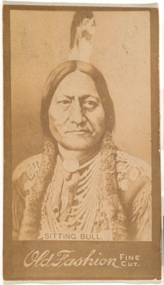 Sitting Bull, from the Indian Chiefs series (N681) promoting Old Fashion Fine Cut Tobacco MET DPB870027