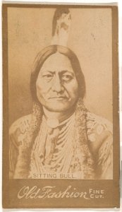 Sitting Bull, from the Indian Chiefs series (N681) promoting Old Fashion Fine Cut Tobacco MET DPB870027