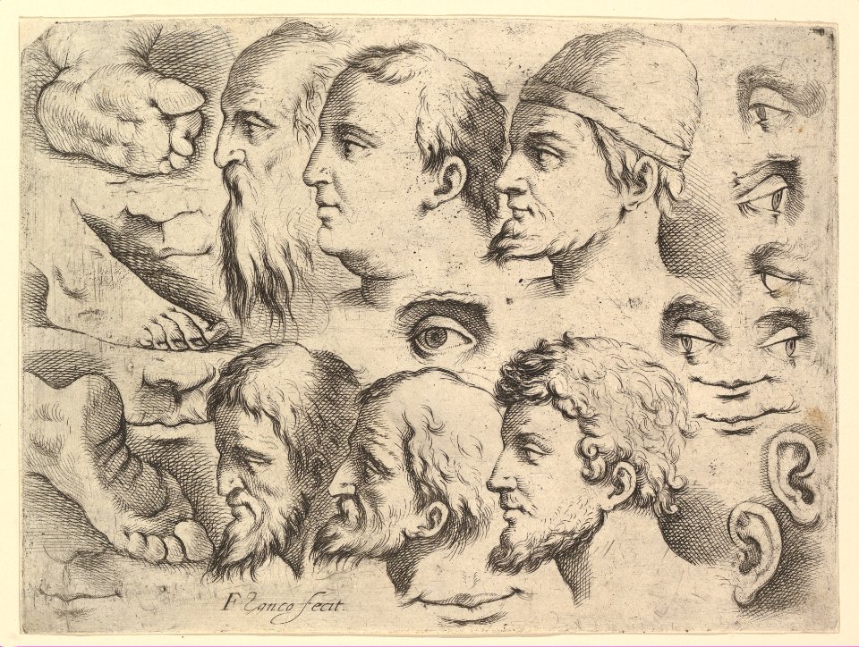 Six Heads, Three Feet, Two Ears, Six Eyes, Four Lips MET DP819528