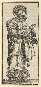 Silver Statuette of St. Peter from the Wittenberg Reliquaries MET DP842100