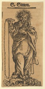 Silver Statuette of St. Simon, from the Wittenberg Reliquaries MET DP842085