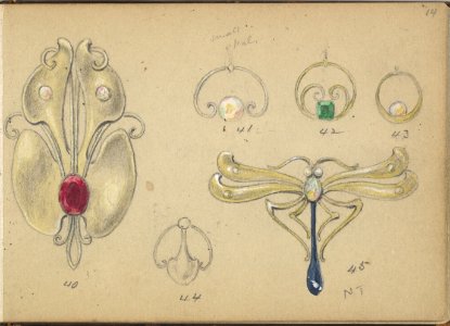 Six Designs for Jewelry MET DP827247