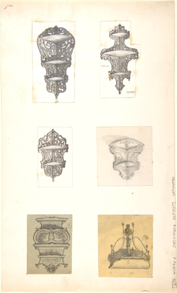 Six Designs for Hanging Shelves MET DP809017
