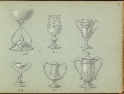 Six Designs for Drinking Vessels MET DP827258