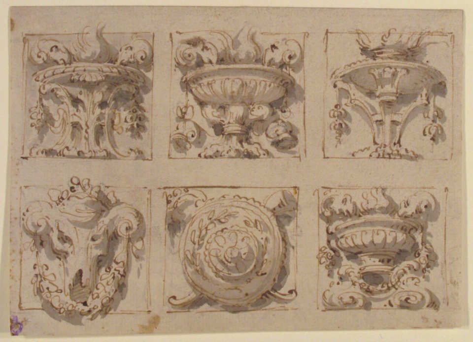Six Designs for the Decoration of Rectangular Reliefs MET 52.570.216