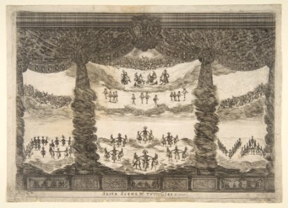 Sixth scene, the heavens, from 'The marriage of the gods' (Le nozze degli Dei) MET DP818082