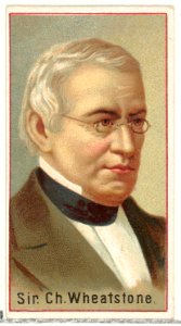 Sir Charles Wheatstone, printer's sample for the World's Inventors souvenir album (A25) for Allen & Ginter Cigarettes MET DP838856