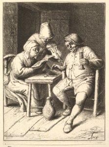 Singing Couple and Violin MET DP821901