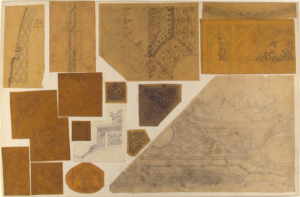 Sixteen designs of the decoration of walls and ceilings MET 67.827.194