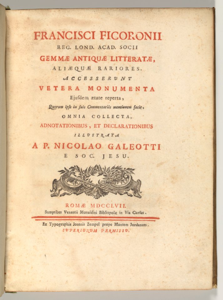 Science Books- Gemmae Antiquae Litteratae; Espozione Anatomica della Struttura del Corpo Umano del Winslow, tradotto dal Franzese (...) tome 1 and 2 MET DP-13372-079