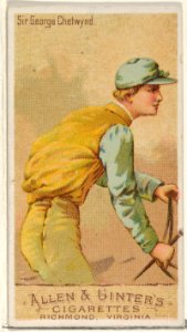 Sir George Chetwynd, from the Racing Colors of the World series (N22a) for Allen & Ginter Cigarettes MET DP835185