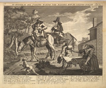 Sir Hudibras His Passing Worth the Manner How He Sallyed Forth (Plate 2- Illustrations to Samuel Butler's Hudibras) MET DP825441