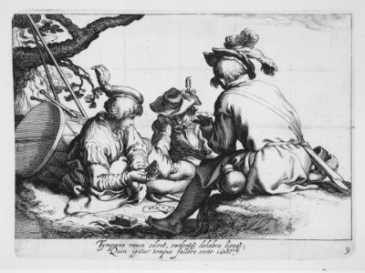 Soldiers Playing Cards, from the series Sixteen Peasant Subjects MET MM91807
