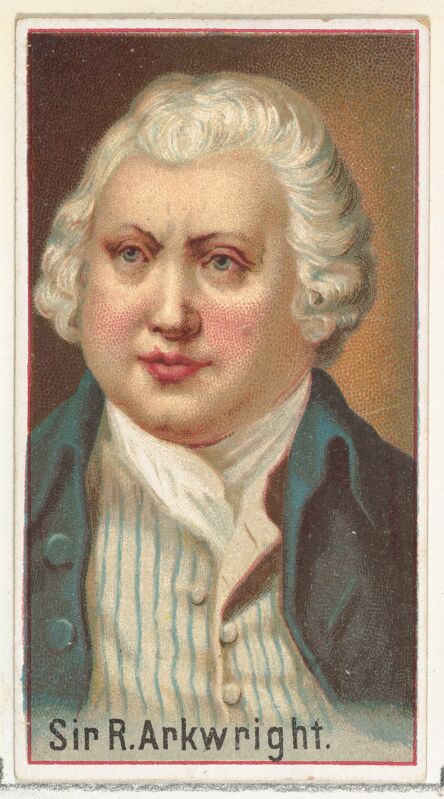 Sir R. Arkwright, printer's sample for the World's Inventors souvenir album (A25) for Allen & Ginter Cigarettes MET DP838813