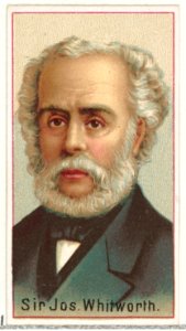 Sir Joseph Whitworth, printer's sample for the World's Inventors souvenir album (A25) for Allen & Ginter Cigarettes MET DP838857