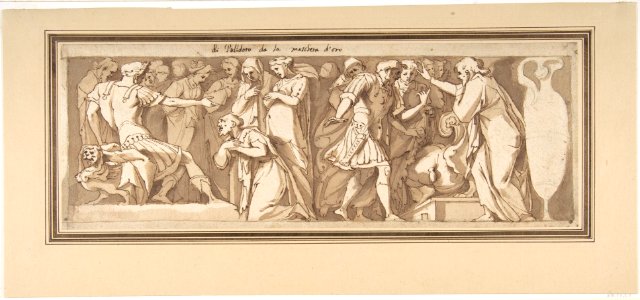 Scenes from Ancient History, after Polidoro da Caravaggio MET DP808027