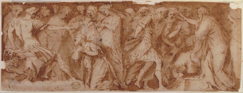 Scenes from Ancient History, after Polidoro da Caravaggio MET 80.3.21