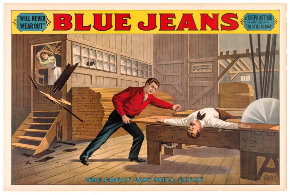 Saw Mill Scene, from Blue Jeans MET DP335125