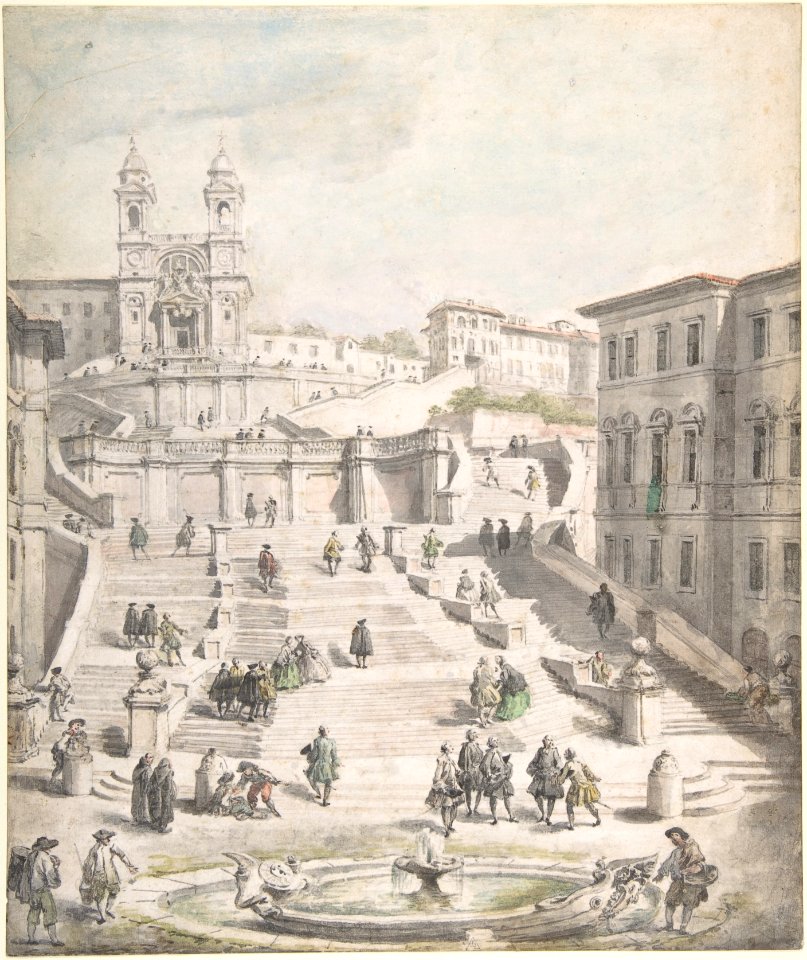 Scalinata della Trinità dei Monti MET DP801488
