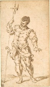 Soldier with Halberd MET DP806425