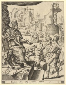 Solomon Building the Temple, from The Story of Solomon MET DP837313