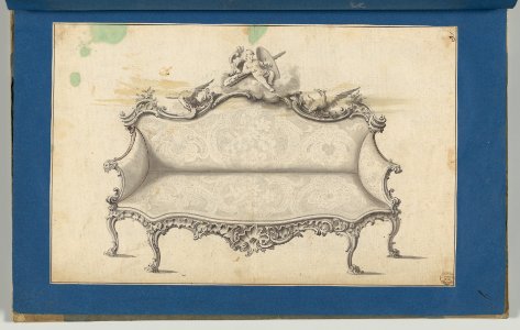 Sofa, in Chippendale Drawings, Vol. I MET DP-14278-009