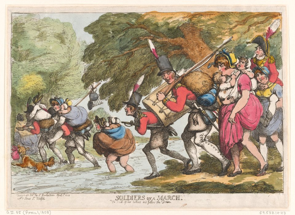 Soliders on a March MET DP873904