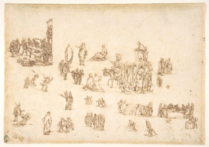 Scenes from the Life of Christ and Other Figure Studies MET DP809339