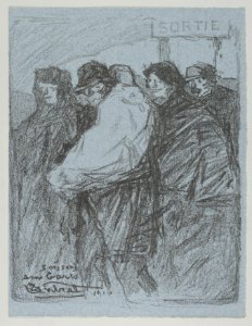 Soissons, aux Gares, from Les Evacués MET DP842916