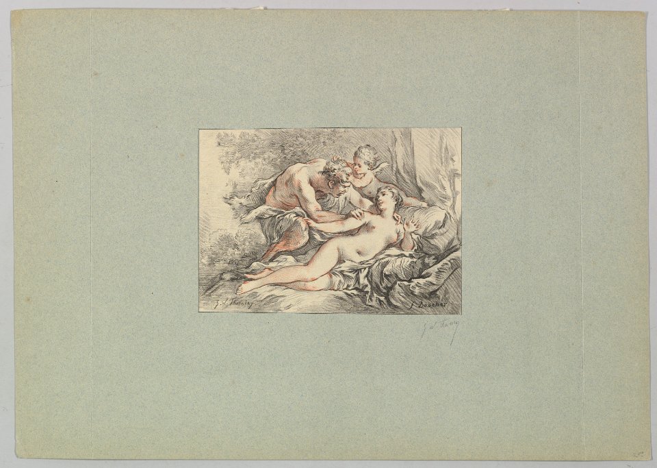 Satyr Attacking a Nymph Repulsed by Cupid MET DP826641